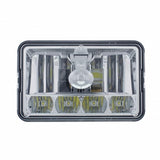 5 LED 4" x 6" Crystal Headlight - High and Low Beam