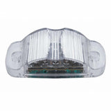 14 LED Rectangular Clearance/Marker Light - Amber LED/Clear Lens