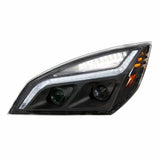 "Blackout" LED Projection Headlight w/LED Position Light For 2018-2020 Freightliner Cascadia