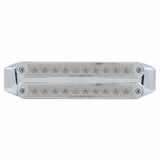 Dual 10 LED 6 1/2" Stop, Turn & Tail Light Bars - Red LED/Clear Lens