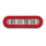 22 LED Oval "GLO" Stop, Turn & Tail Light - Red LED/Red Lens