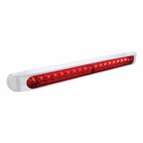 19 LED 17" Stop, Turn & Tail Light Bar w/ Bezel - Red LED/Red Lens