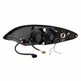 Chrome Projection Headlight With LED Light Bar For International Prostar