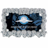 Chrome Skull Motorcycle License Plate Frame