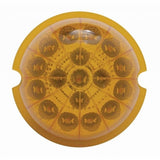 17 LED Reflector Cab Light - Amber LED/Amber Lens