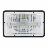 High Power LED 4" x 6" Rectangular Headlight with Daytime Running Light