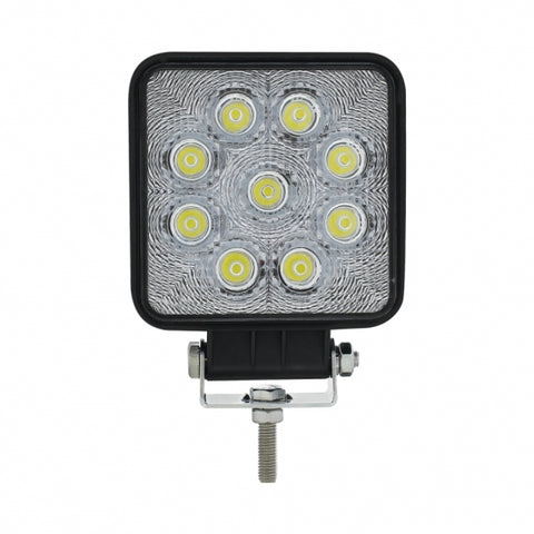 9 High Power 25 Watt LED Square Work Light - Competition Series