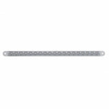 19 LED 12" Turn Signal Light Bar - Amber LED/Clear Lens