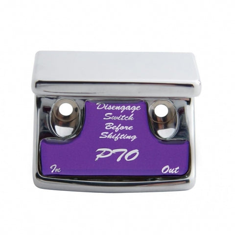 "PTO" Switch Guard - Purple Sticker