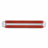 Dual 10 LED 9" Stop, Turn & Tail Light Bars - Red LED/Red Lens
