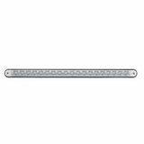 19 LED 12" Reflector Light Bar with Black Housing - Amber LED/Clear Lens