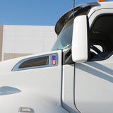 Chrome Die Cast USA Flag Emblem
