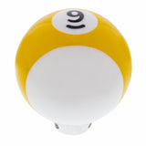 Yellow Striped 9 Ball Gearshift Knob