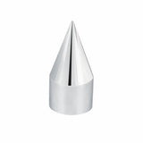 33mm X 4 1/8" Chrome Plastic Spike Nut Cover - Thread-On (60 Pack)