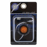 1 SMD LED Mini Clearance/Marker Light with Rubber Grommet - Amber LED & Lens