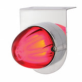Stainless Light Bracket w/ 9 LED Dual Function "GLO" Watermelon Light - Red LED/Red Lens