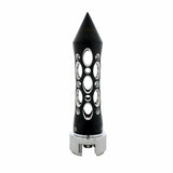 Black "Daytona" 13/15/18 Speed Spike Gearshift Knob w/ Adapter - Vertical