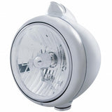 Chrome Guide 682-C Headlight Crystal H4 & Original Style LED Signal - Clear Lens