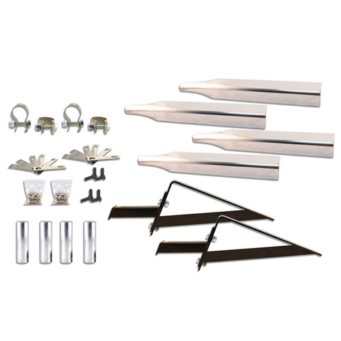 Heavy Duty Full Fender Mounting Kit (12 Ga. | Threaded Post Mount) - Triangular Undermounts