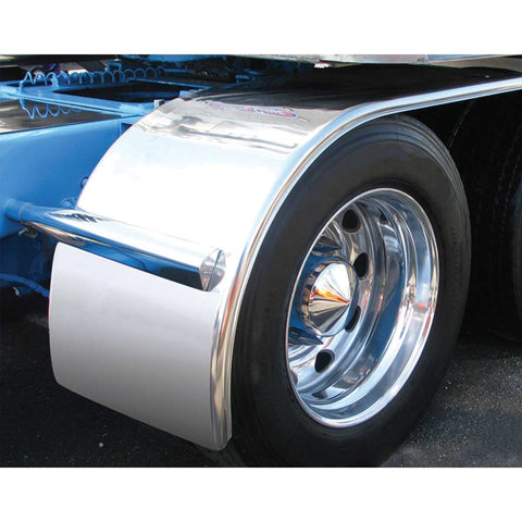 72" Fully Smooth Half Fender with Rolled Edge (31" - 41") - 14 Ga.
