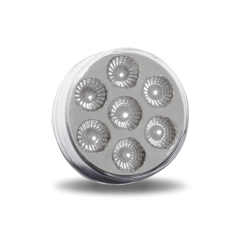 2" Round Clear Amber LED (7 Diodes)