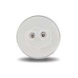 2.5" Round Clear Red LED Marker Light (7 Diodes)