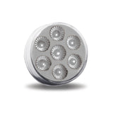 2.5" Round Clear Red LED Marker Light (7 Diodes)