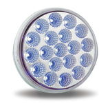 4" Amber Marker to Blue Auxiliary LED Light (19 Diodes)
