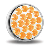 4" Amber Marker to Blue Auxiliary LED Light (19 Diodes)