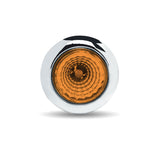3/4" Round Twist On Amber LED Marker Light with Reflector (1 Diode)