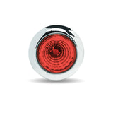 3/4" Round Twist On Red LED Marker Light with Reflector (1 Diode)