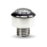 3/4" Round Twist On Amber Marker to Green Auxiliary LED Light with Reflector (1 Diode)