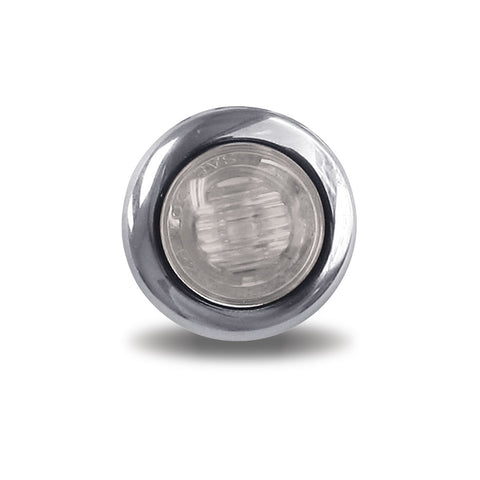 Mini Button Clear Amber LED - 3 Wire
