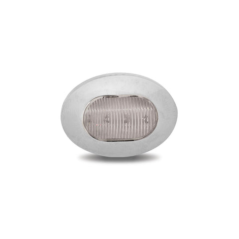 Mini Oval Button Dual Revolution Amber/White LED
