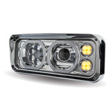 Chrome Universal LED Projector Headlight Assembly