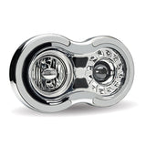 "Retro" Headlight Assembly & Housing - Chrome - 900 Lumens