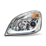 Chrome LED Projector Headlight Assembly