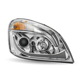 Chrome LED Projector Headlight Assembly