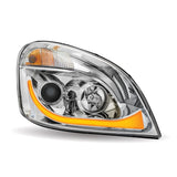 Chrome LED Projector Headlight Assembly