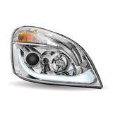 Chrome LED Projector Headlight Assembly