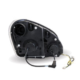 Chrome LED Projector Headlight Assembly
