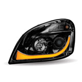 Black LED Projector Headlight Assembly