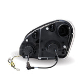 Black LED Projector Headlight Assembly