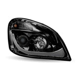 Black LED Projector Headlight Assembly