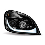 Black LED Projector Headlight Assembly