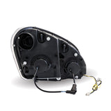 Black LED Projector Headlight Assembly