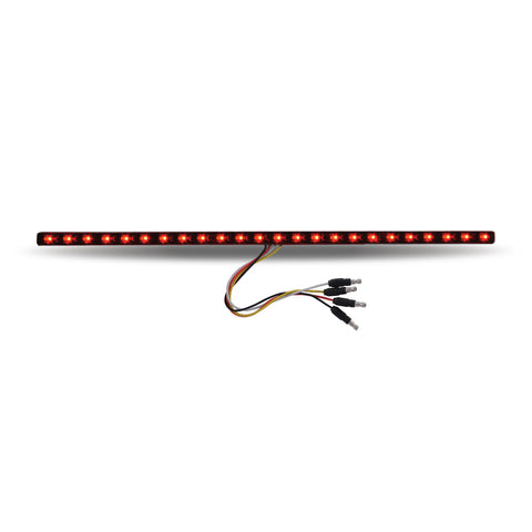 17" Dual Revolution Red/Green LED Strip - Attaches with 3M Tape