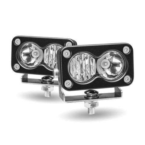 3" Mini Rectangular LED Work Lamps (Spot & Flood | 1000 Lumens)