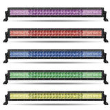 32" Double Row Multicolor LED Light Bar (Spot & Flood Beam | 10800 Lumens)