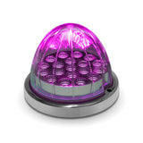 Dual Revolution Amber Turn Signal & Marker To Purple Auxiliary Watermelon LED Light (19 Diodes)